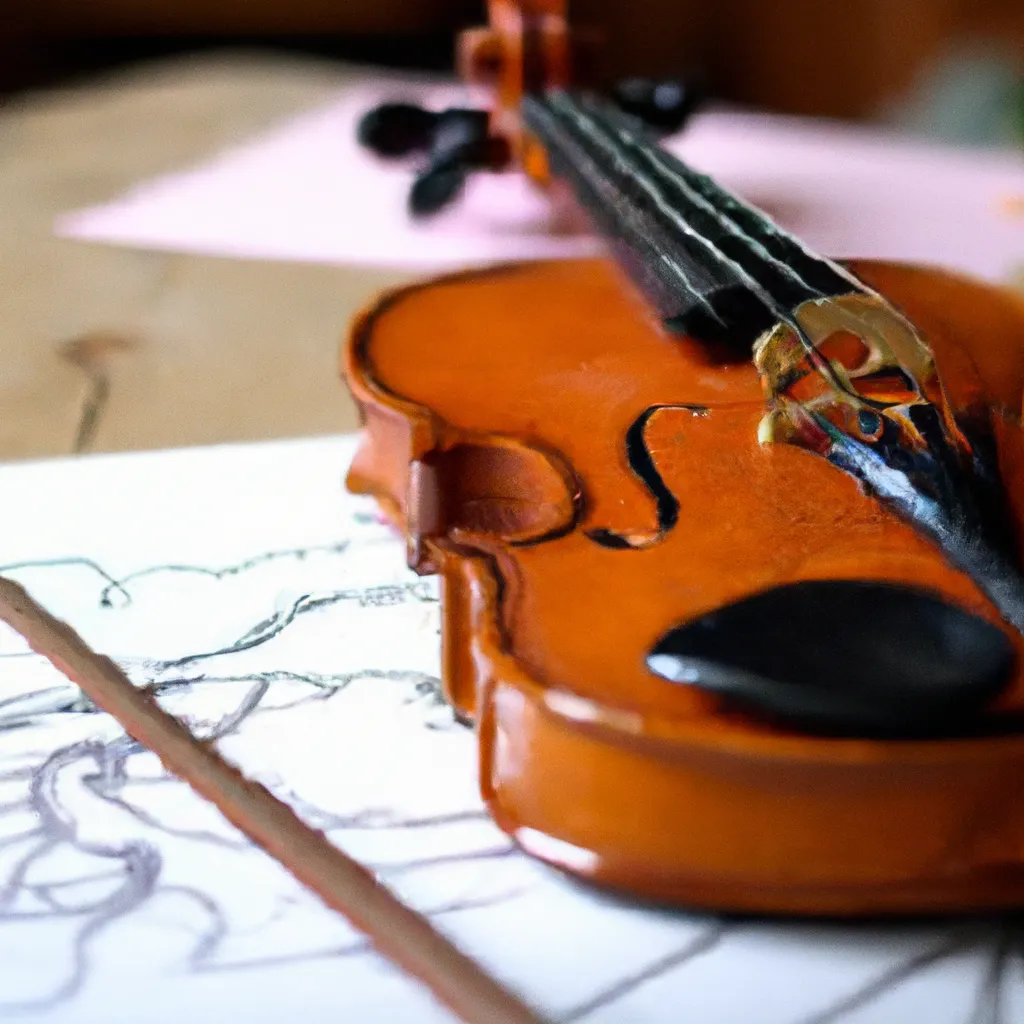 Jaknarysować skrzypce?