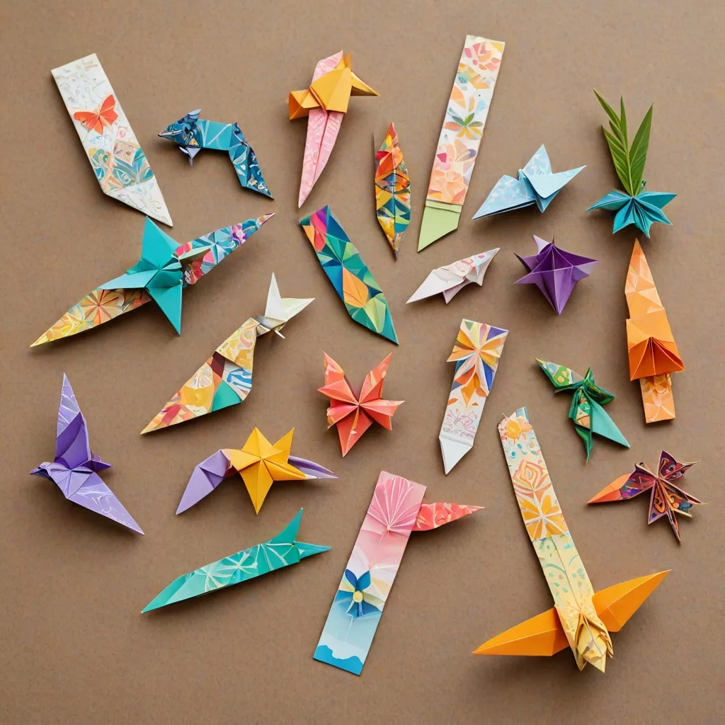Zakładki do książek origami: Kreatywne i łatwe projekty z papieru