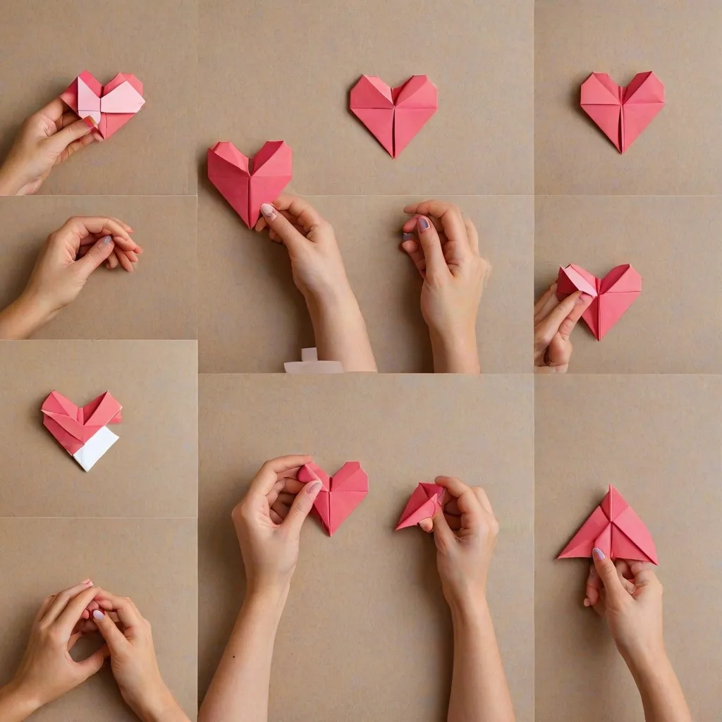 Jak zrobić serce z origami? Prosty przewodnik krok po kroku